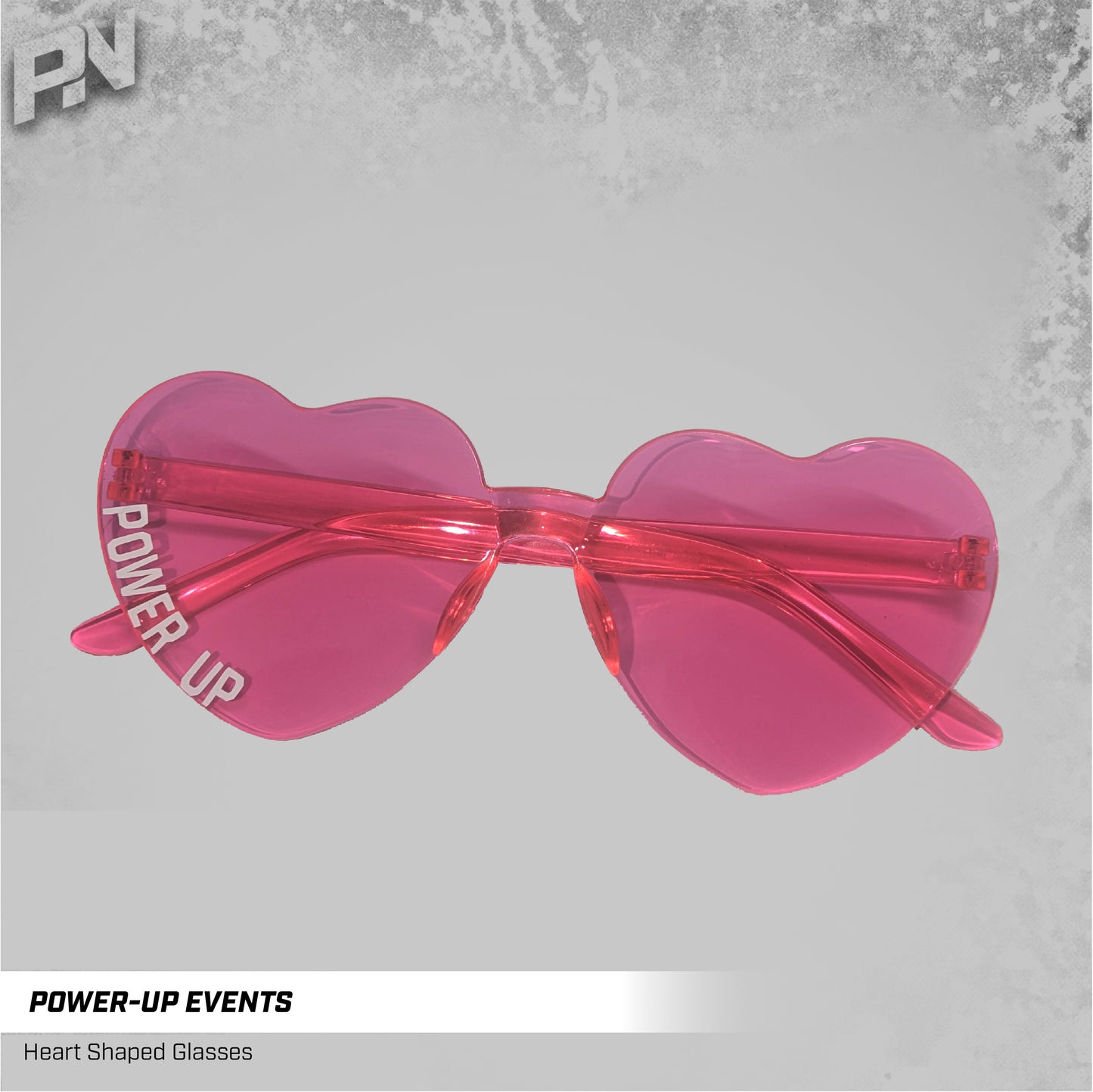 Power Up Heart Shaped Glasses
