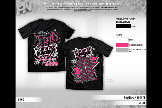 Power Up Winter Blackout Event T-Shirt