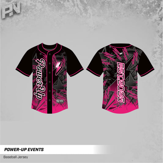 Power Up Baseball Jersey