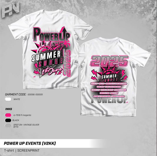 Power Up Summer Surge Event T-Shirt
